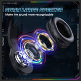 ONIKUMA X31 Gaming Headphones – Original X31 Stereo Headset with Mic, RGB Lights & Noise Cancellation | Wired Gaming Headphones for PC, PS4, Xbox & Mobile